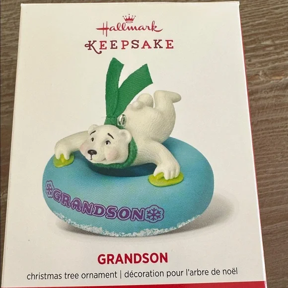 Hallmark Keepsake Grandson Ornament with Blue and Green Accents - Picture 3 of 6